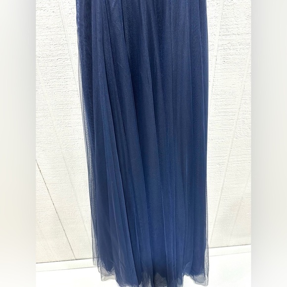 NWT Windsor jaci rhinestone embroidered a line mesh formal gown size 1 - Picture 4 of 15